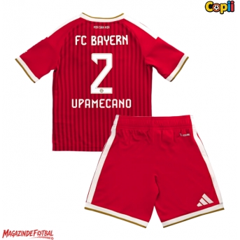 Bayern Munich Dayot Upamecano #2 Echipament de Fotbal Replică 2026-27 Copii Acasa (+ Șorturi)